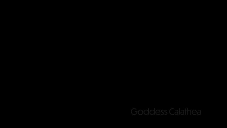 Goddess Calathea: Stående bondage och mjölkningsmaskin