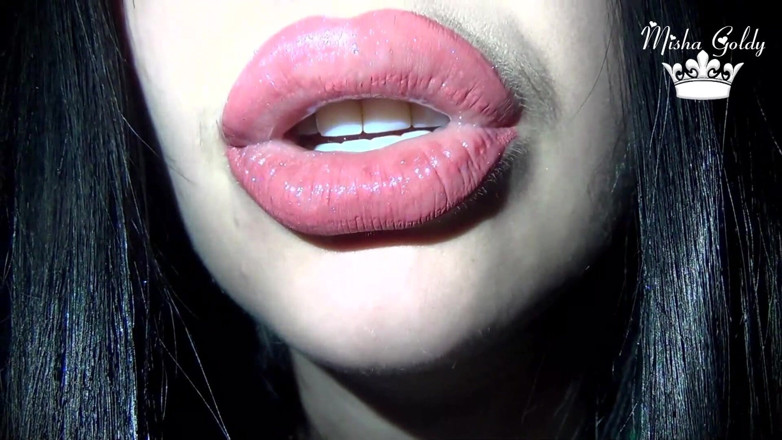 Goddess Misha Goldy: Ich habe meine lippen größer gemacht! Lippen größer - komm schneller!