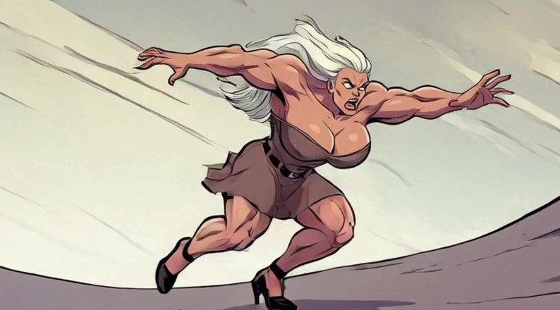 AI Porn: 만화 장면에서 Ai 애널 여자