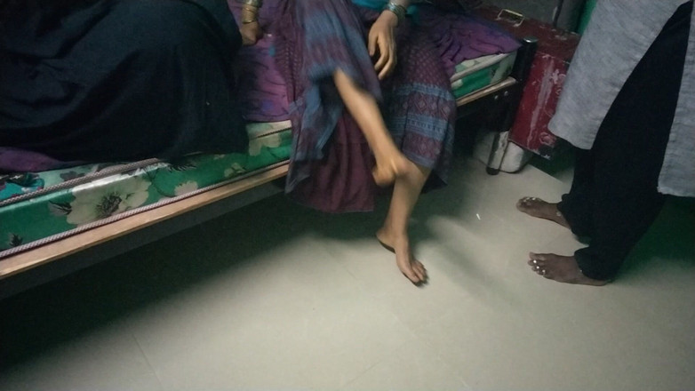 Tamil lesbian: Three Stepaunty Talking at Bedroom