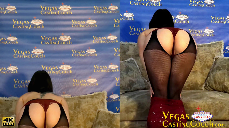 Vegas Casting Couch: Asiatische Süße MILF POV Anal Masturbation - Hals-doggy Gefesselter Orgasmus