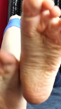 Wrinkled Soled Worship After Workout