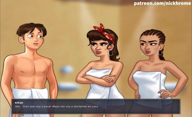 Cartoon Universal: Summertime saga part 122 - Nude hot Latinas chicks ( Spanish sub )