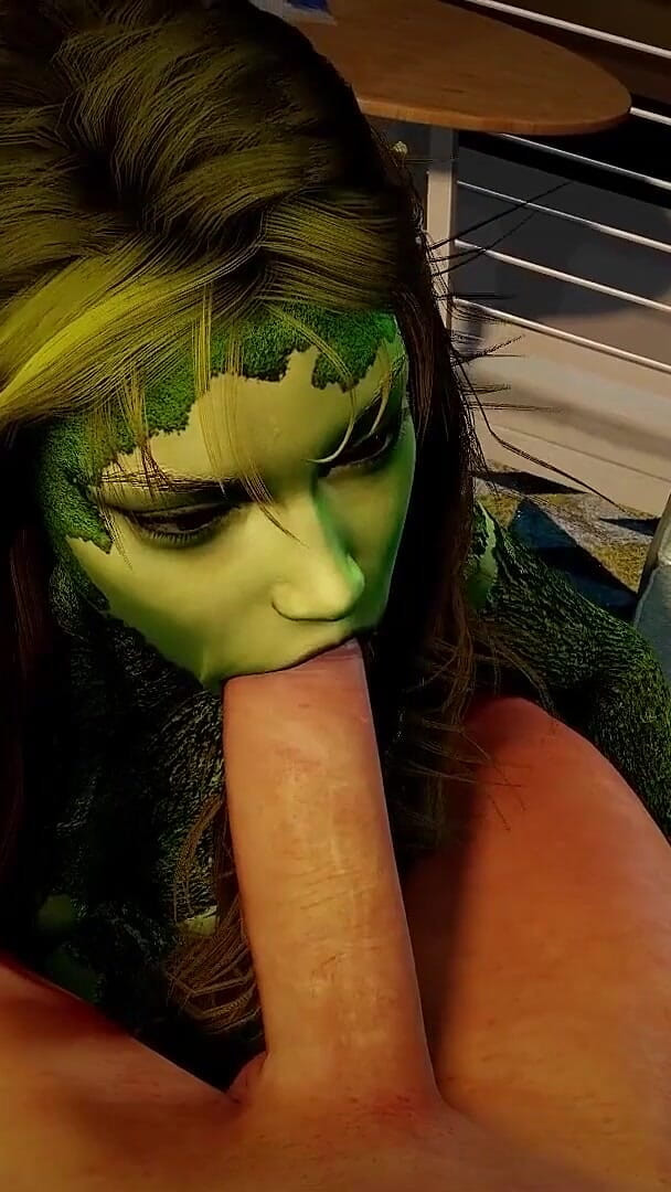 Wraith ward: セクシーなDryad吸いディックにPOV