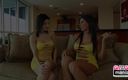 Girl Girl Mania: Makayla cox &amp;amp; shavelle suka lipstik pecinta memek hot