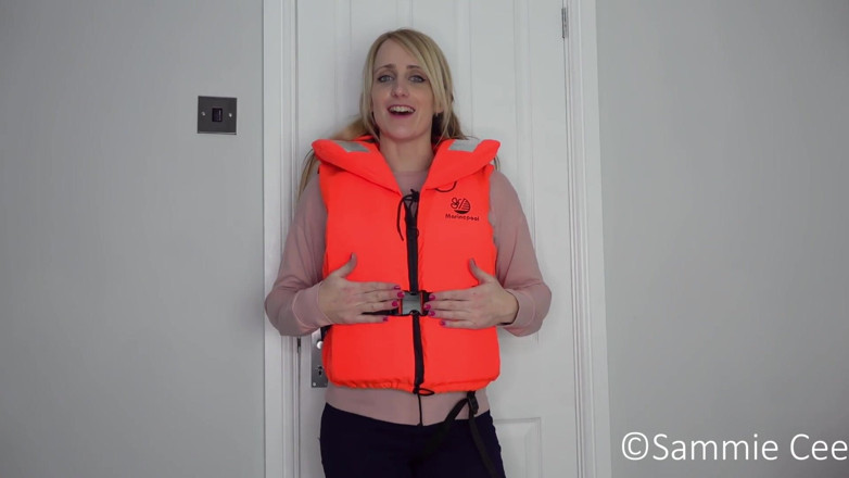 Sammie Cee: Marinepool lifejacket demonstration