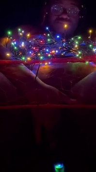 Ebony BBW Masturbates Christmas Edition