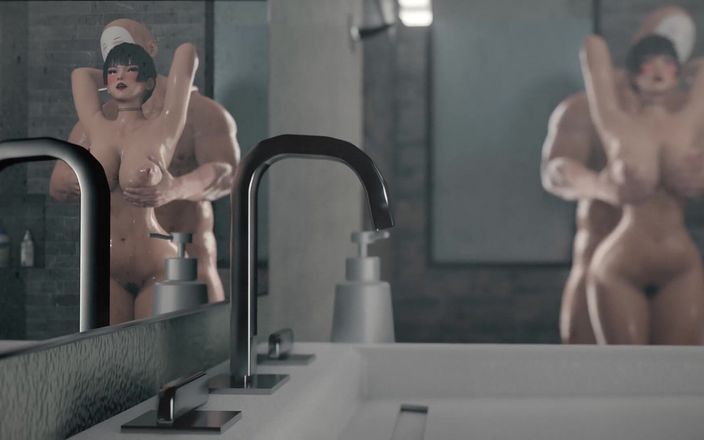 Velvixian 3D: Nyotengu Shower (white Boy Version)