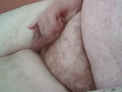 Danny_26_: Tlustý muž masturbuje svého malého ptáka