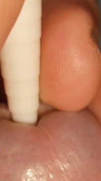Applying Serum for a Nice Hot and Fierce Cock