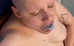 Hairless whore: going completely bald and browless with a fetish self humiliation headshave