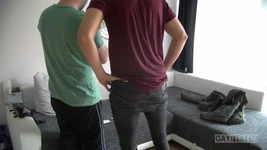 Casting Audition with a 19-year-old Blond Twink