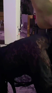 Après la partie, gorge profonde hardcore dans un trio FFM en POV - deux brunes sexy finissent par une pipe torride et une branlette