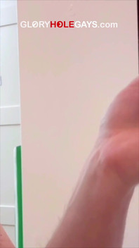Strict Gay Master at the Gloryhole