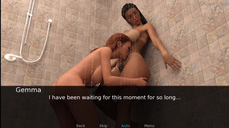 Johannes Gaming: Projekt heiße ehefrau: 2 damen spielen miteinander unter der dusche.