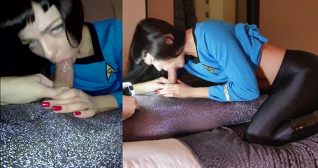 Nylon Xtreme: Sonya Durganova in Star Trek Spock nylon