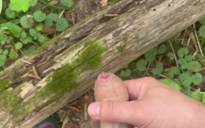 Young cum: Finished on a Walk in the Forest
