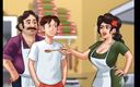 Dirty GamesXxX: Sommarsaga: het italiensk MILF från pizzeria avsnitt 55