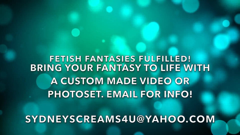 Sydney screams fetish: Tell Me About Your Secret Fat Fantasies! - HD Wmv