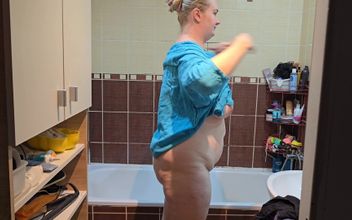 The Shower Ends with Mutual Masturbation