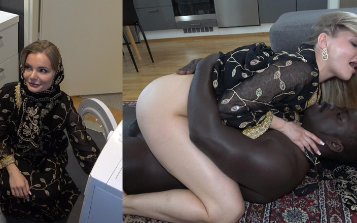 Amateur Homemade Porn: Wanita berhijab pergi untuk mencuci baju, tapi berakhir dengan kontol...