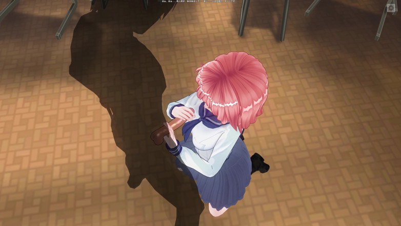 H3DC: 3D Hentai universitária masturbando pau para seu professor
