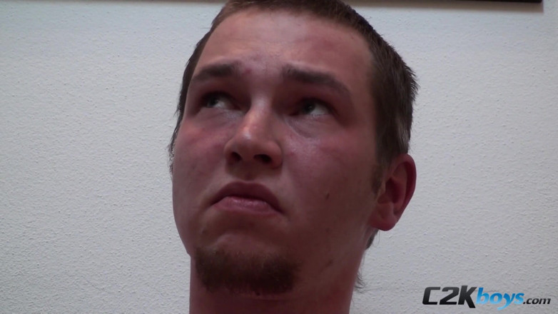 C2K Boys: Dimitrij goes into cock stroking overdrive while watching porn tapes