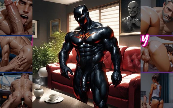 Real narrated fantasy: Ai Mascat Gay Man Cosplay Porno