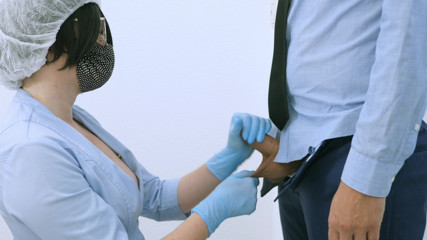 Nimfomanhub: Nympho Nurse Sucked A Big Dick And Gave Tits Fuck