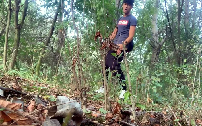 Idmir Sugary: Step on Used Condoms, Bottles, Leaves, Branches and Jerk off -...