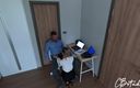 Cail Brodnevski Studio: Камера сняла на видео, как секретарша сосет хуй и трахает босса в рабочие часы