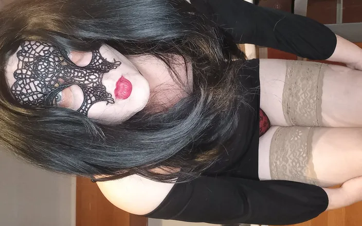 MamaZSekretem: Naughty Transmom Caught Stepson with Her Panties POV JOI