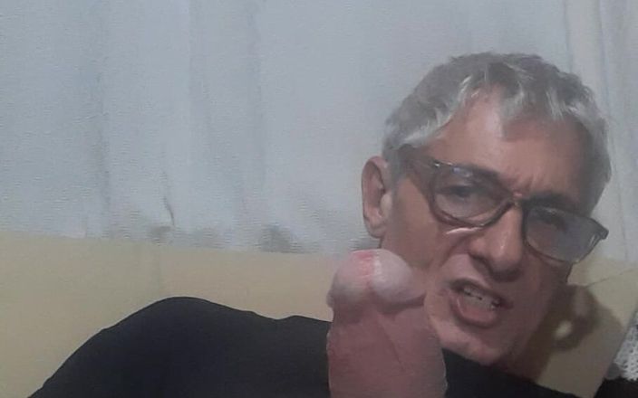 Big uncut hard cock: Jerking Cock Myself for You