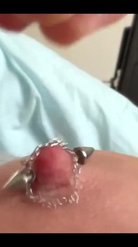 He play with my pierced nipples ... hard play