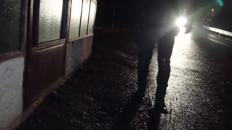 kickerscooter: Bushaltestelle