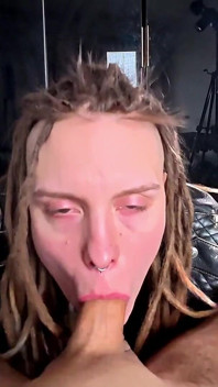 This Leather Jacket Turns Her Into Brain Melted Slut! Rough Fuck Makes Her Happy!