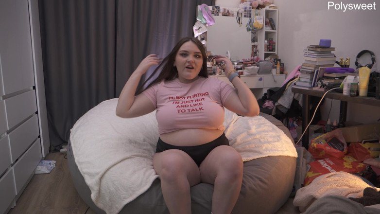 Polly Sweet: Orgasmul meu dulce până la convulsii cu vibratorul - Girl Solo