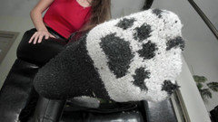 Feet lady: Selipar kotor & stoking