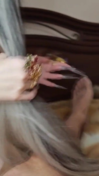 Dangerous Extremely Long Nails Scratch His Stomach and Dick, Sharp Teeth Bite His Foreskin, Insert a Nail Into His Pee Hole
