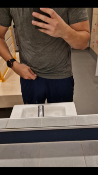 At the Gym Without Underwear Is Fun!