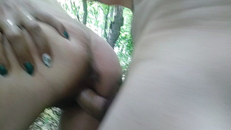 DirtyLubov: Outdoor Fuck with Black-haired Girl