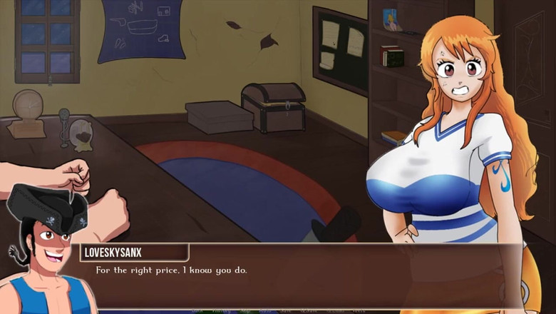 LoveSkySan69Real: One Piece - Pirate Trainer Part 11 Nami Loves Anal by Loveskysanx