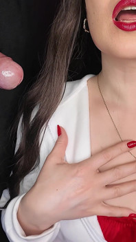넌 8번 사정할 수 있어? 정액 먹기 지침과 함께하는 Gloryhole JOI