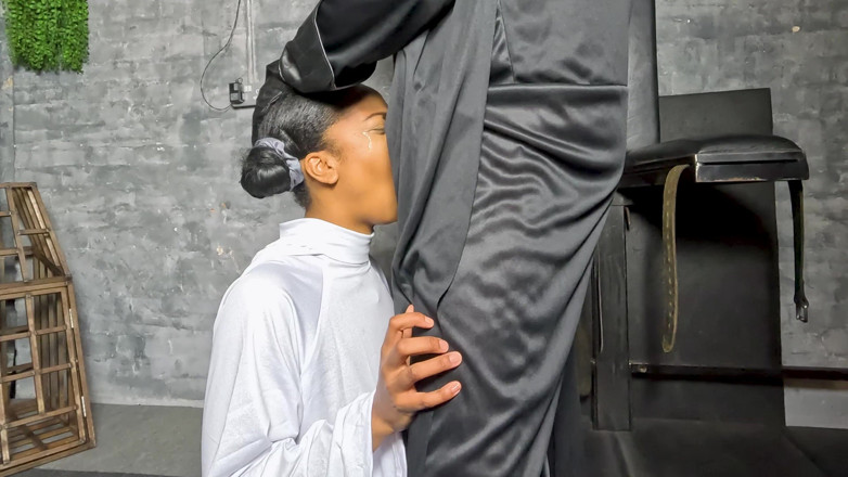Bearded Buddha: Darth Vader Face Fucks Princess Leia - Star Wars