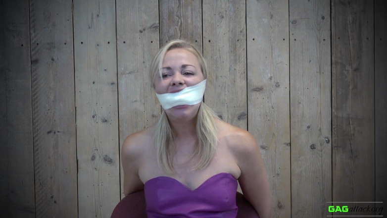 Gag Attack: Lucy - microfoam tape gag