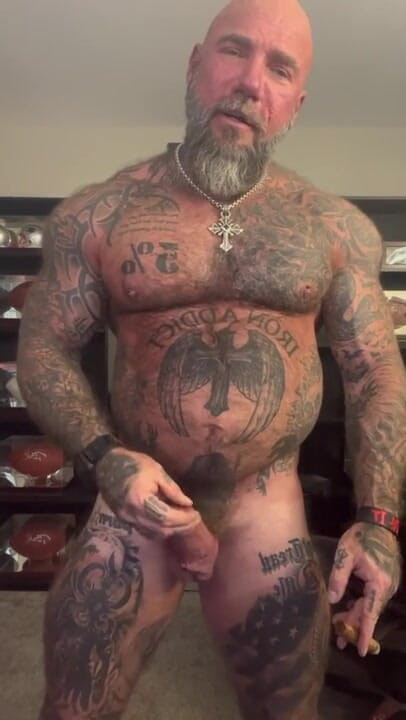 MasculineJason - Jason Collins: Flexing and Cigar Smoking