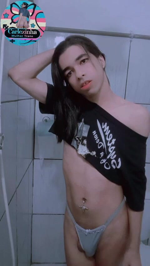 Srta. Carla: Carlezinha - Naked Slut Showing Her Ass and Her Soft Slut...