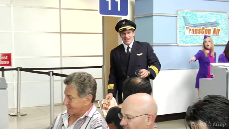 Adventures In Pornland: Not Airplane - Flight Attendants - S7 - Shyla Stylez, Randy Spears
