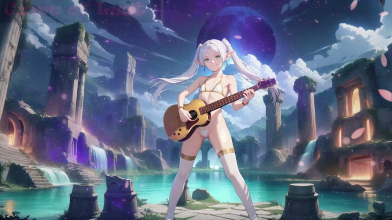 Game of Lust 3D: Gol Anime Busty Purple Haired Girl POV Fuck