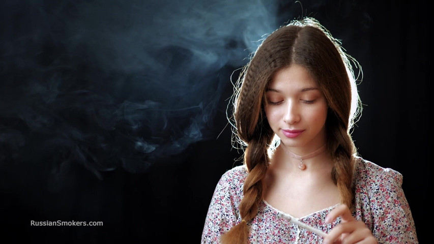 Sexy Russian Girl Smoking Cigarette Slow Tease (Russian Smokers)